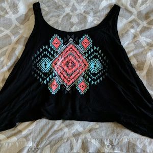 Aztec crop top